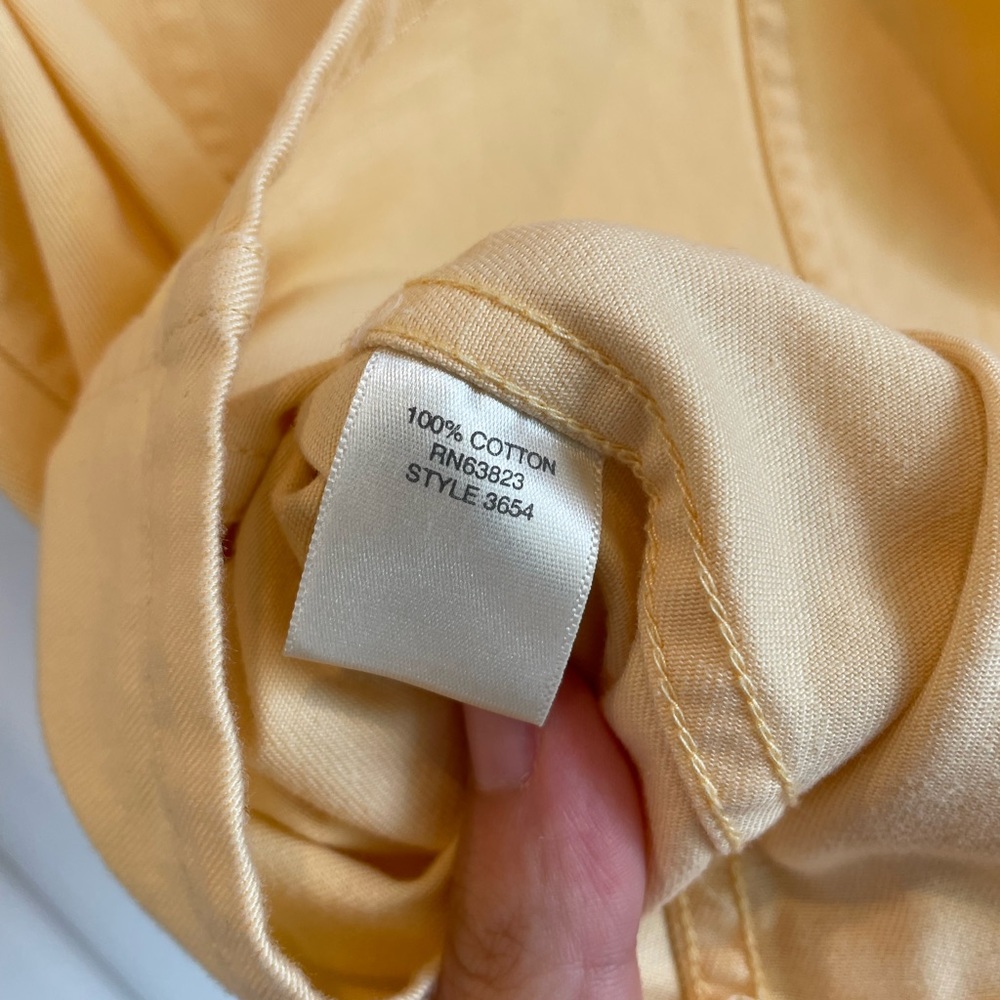 Vintage soft yellow summer skirt - Picture 13 of 13